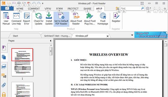 Phần mềm Foxit Reader – Đọc file PDF miễn phí trên máy tính