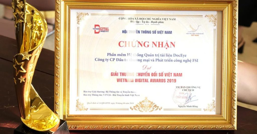 fsi đạt giải thưởng công nghệ số tiêu biểu 